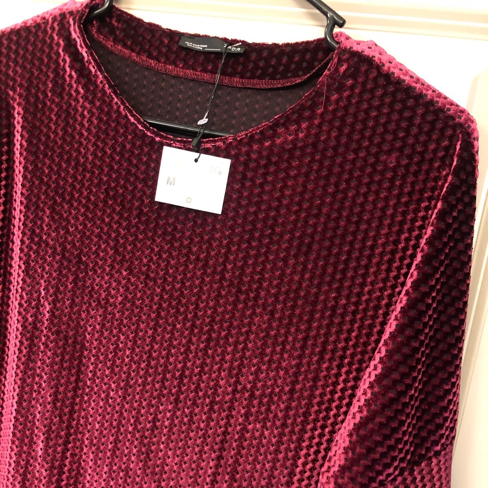 NWT!! ZARA Diamond pattern Dress - Picture 3 of 7